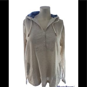 NEW LL Bean Textured Linen Anorak Size S